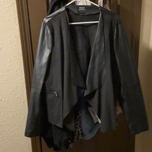Faux leather jacket